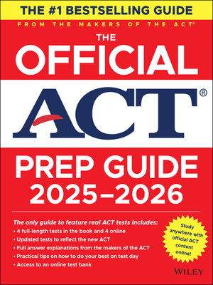 cover image of The Official ACT Prep Guide 2025--2026